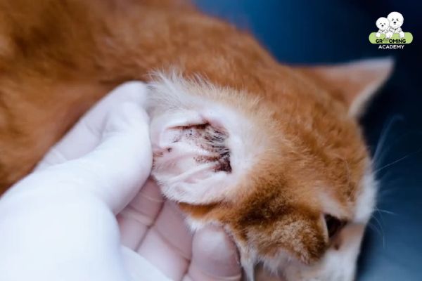Mèo bị dị ứng viêm da do rận, bọ chét Mèo bị dị ứng viêm da do rận, bọ chét